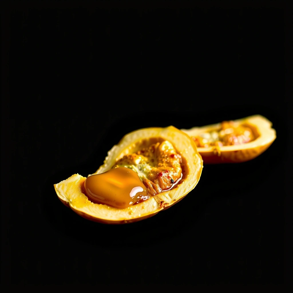 Pieczona dynia z dodatkiem kurkumy